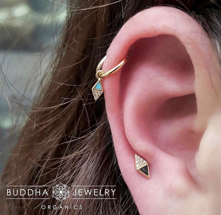 Threadless Ends Buddha Jewelry | Solid Gold Seam Ring