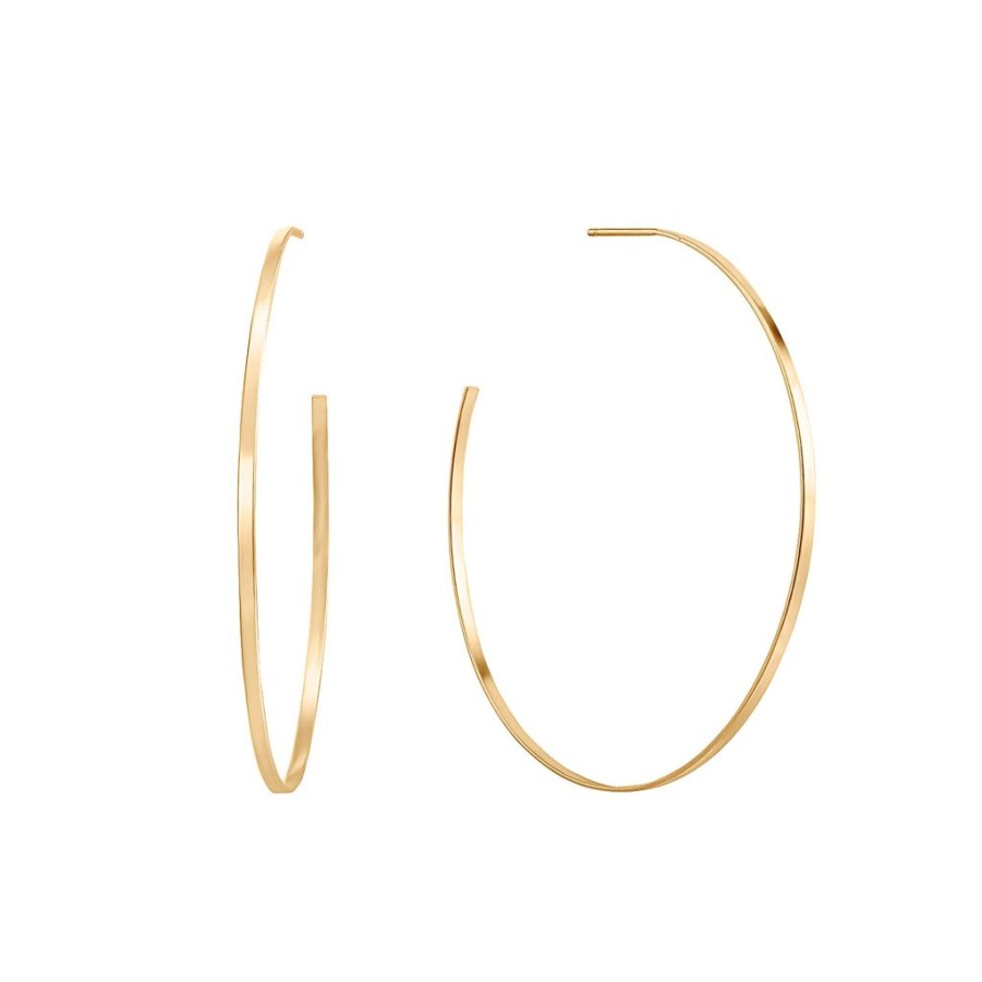 Necklaces, Rings, And More RION x Buddha Jewelry | Rion X Buddha Jewelry Abundant Flat Hoops