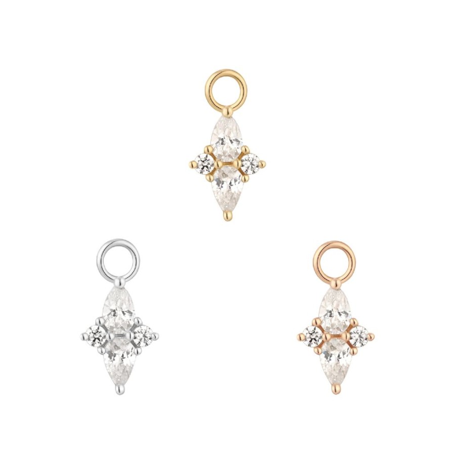 Chains + Charms Buddha Jewelry | Ethereal - Cz - Gold Charm