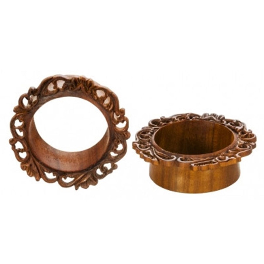 Plugs + Eyelets Buddha Jewelry Organics | In Yo Lace Eyelets - Saba Wood