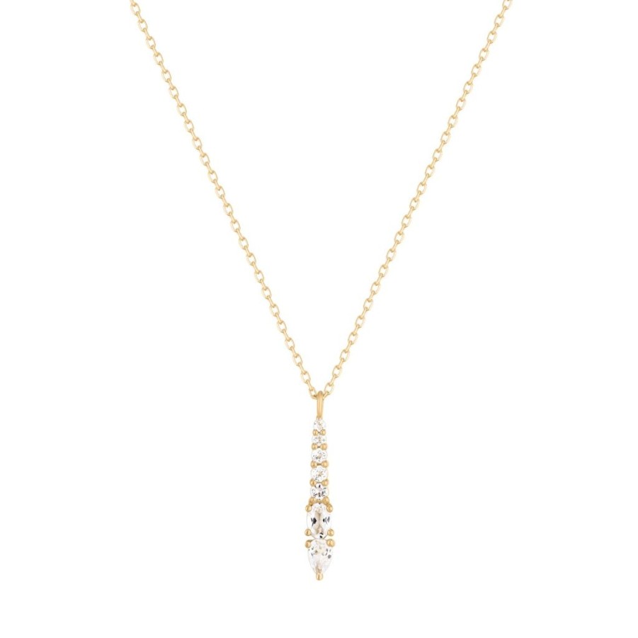 Threadless Ends RION x Buddha Jewelry | Rion X Buddha Jewelry Sienna Necklace - White Topaz