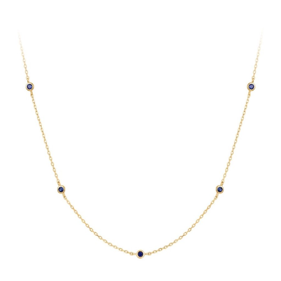 Threadless Ends RION x Buddha Jewelry | Rion X Buddha Jewelry Insight Necklace - Blue Sapphire