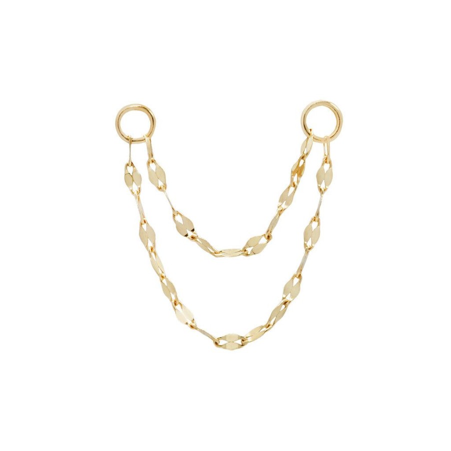 Chains + Charms Buddha Jewelry Organics | Double Tile Chain