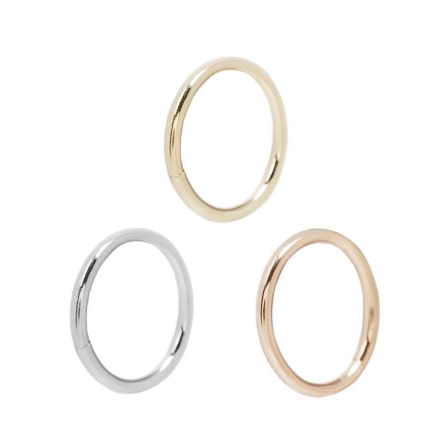 Clickers + Rings Buddha Jewelry | Solid Gold Seam Ring