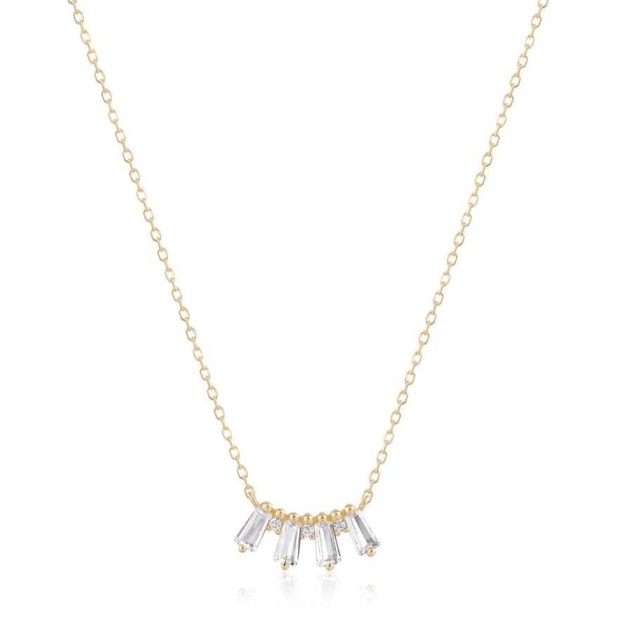 Threadless Ends RION x Buddha Jewelry | Rion X Buddha Jewelry Crown Jewels Necklace - White Sapphire