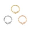 Clickers + Rings Buddha Jewelry | Effervescent - Cz - Gold Clicker