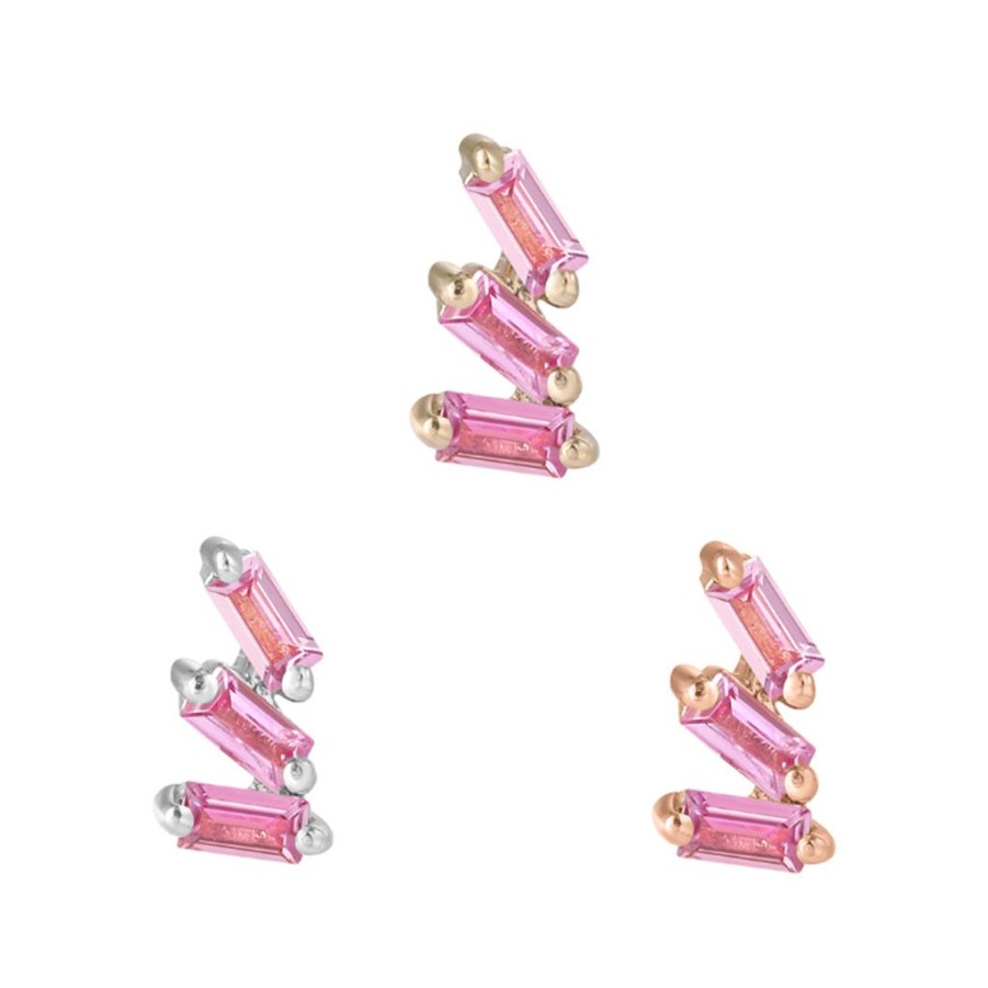 Threadless Ends Buddha Jewelry | Staxx - Pink Sapphire - Threadless End