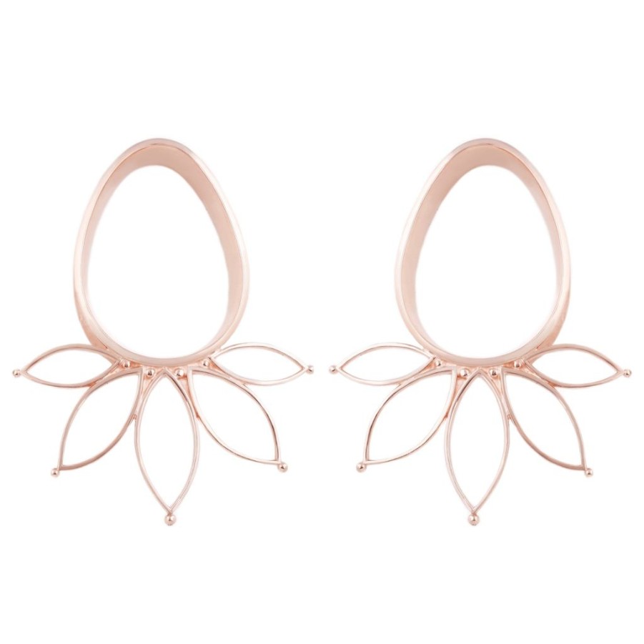 Plugs + Eyelets Buddha Jewelry Organics | Marquise Eyelet - Rose Gold