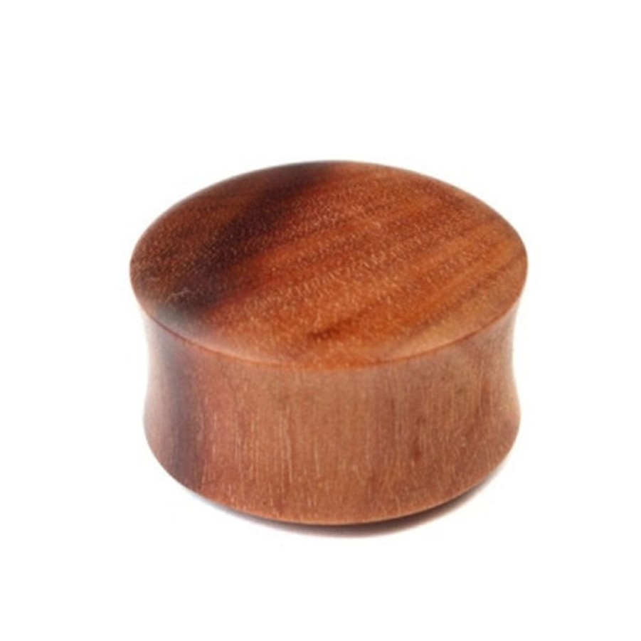 Plugs + Eyelets Buddha Jewelry Organics | Convex Plug - Saba Wood