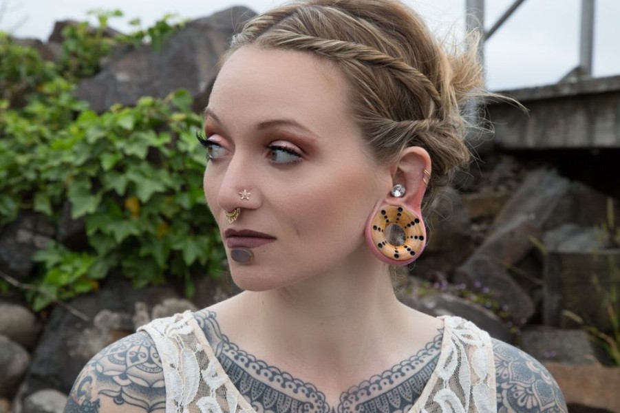 Plugs + Eyelets Buddha Jewelry Organics | Stellar Plugs - Crocodile Wood